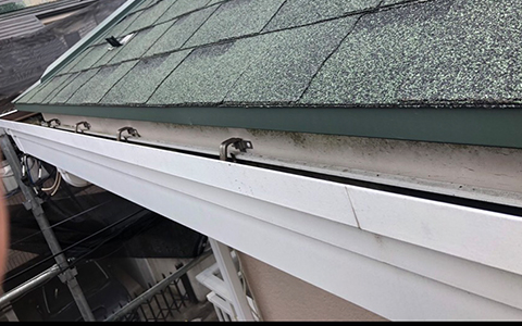 屋根、棟板金貫板交換工事