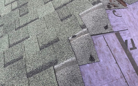 屋根、棟板金貫板交換工事